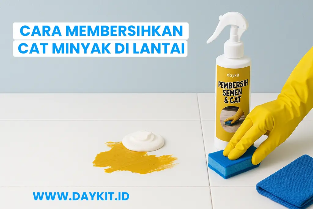 Cara Menghilangkan Cat Minyak di Lantai