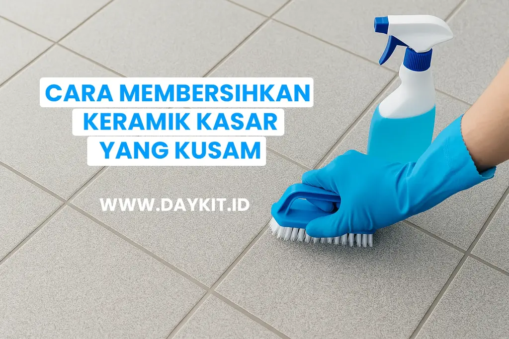 cara membersihkan keramik kasar