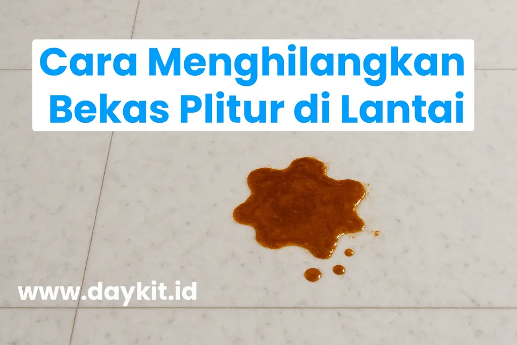 cara menghilangkan bekas plitur di lantai