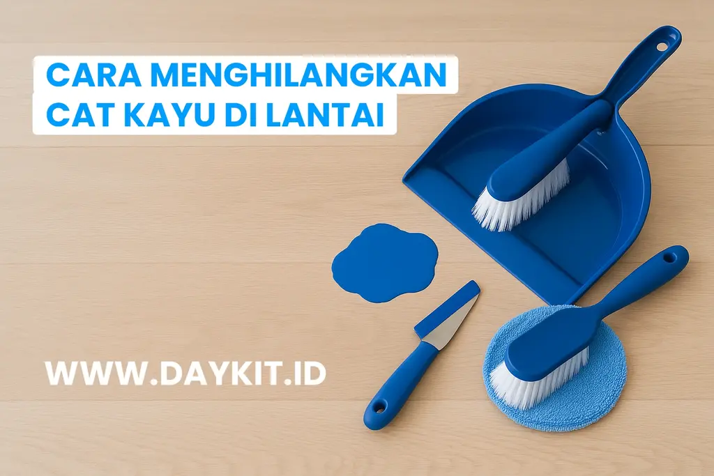 cara menghilangkan cat kayu di lantai