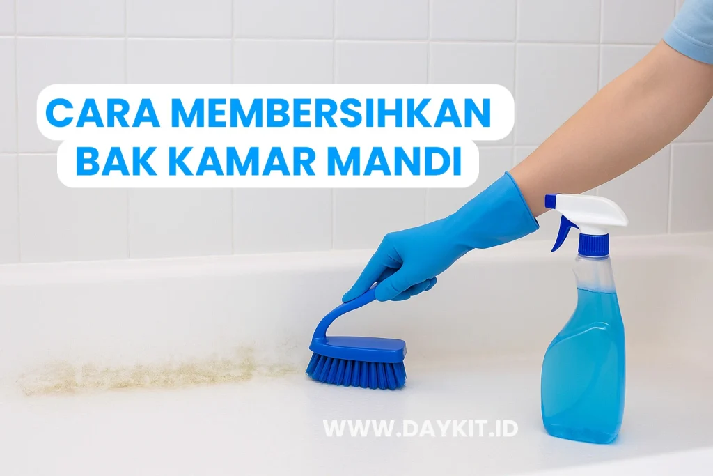 cara membersihkan bak mandi