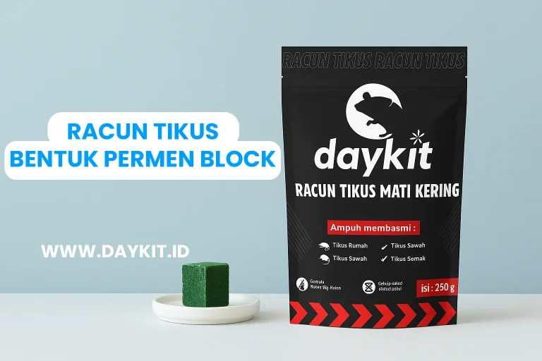 racun tikus bentuk permen block
