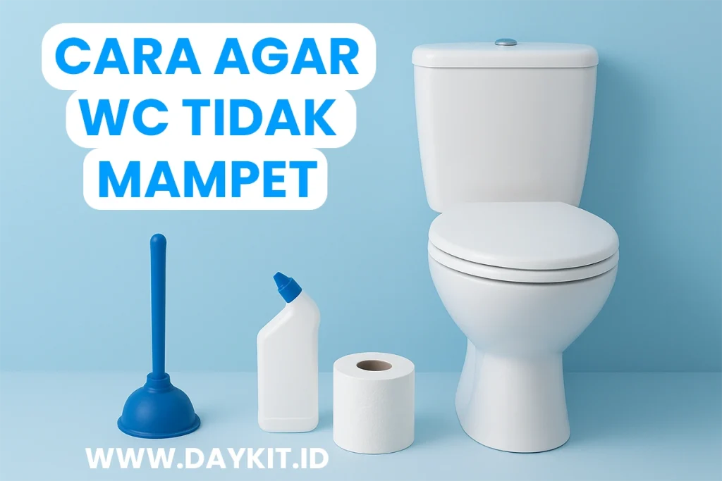 cara agar wc tidak mampet