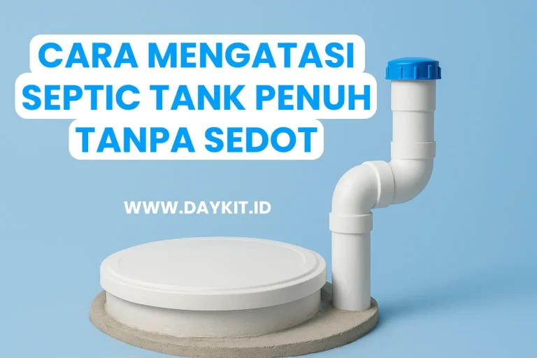 cara mengatasi septic tank penuh tanpa sedot
