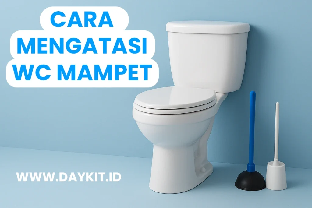 cara mengatasi wc mampet