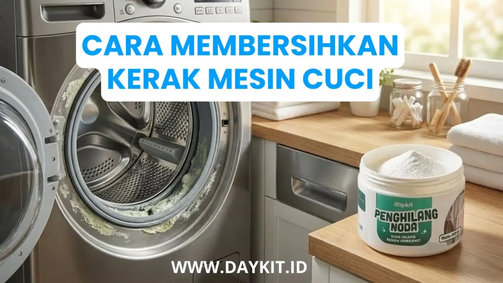 cara membersihkan kerak mesin cuci