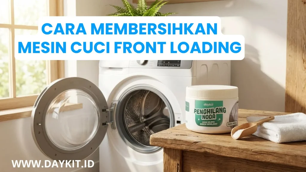 cara membersihkan mesin cuci front loading
