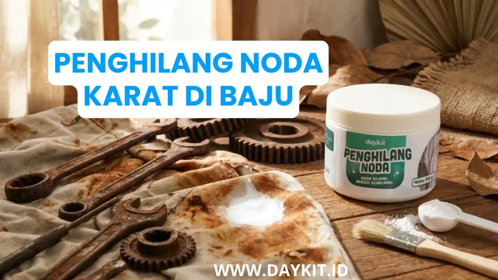 penghilang noda karat di baju