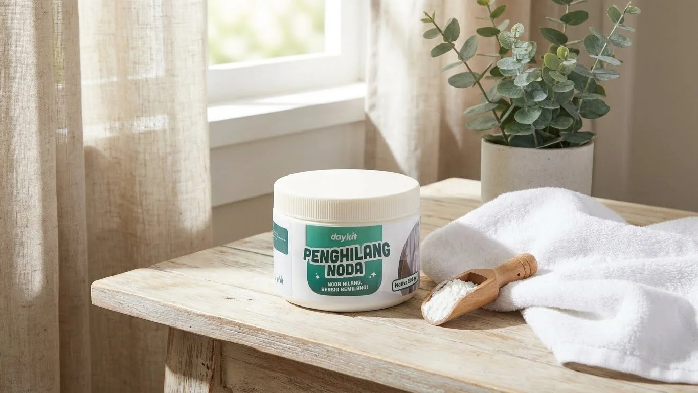 penghilang noda luntur di baju putih berwarna