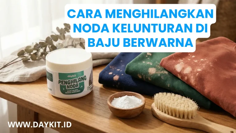 cara menghilangkan noda kelunturan di baju berwarna