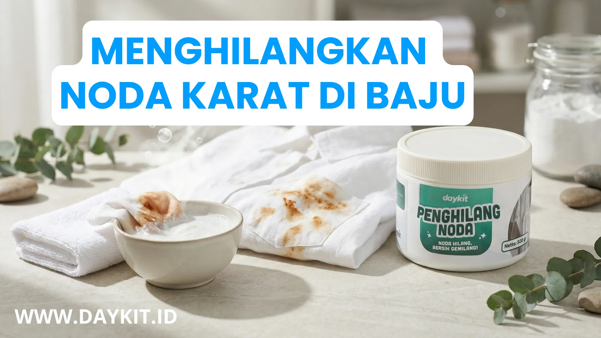 Cara Menghilangkan Noda Karat di Baju