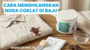 cara menghilangkan noda coklat di baju