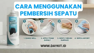 cara menggunakan pembersih sepatu