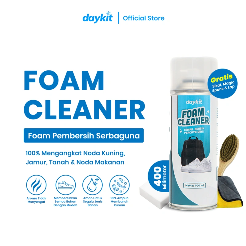 foam pembersih sepatu tanpa air