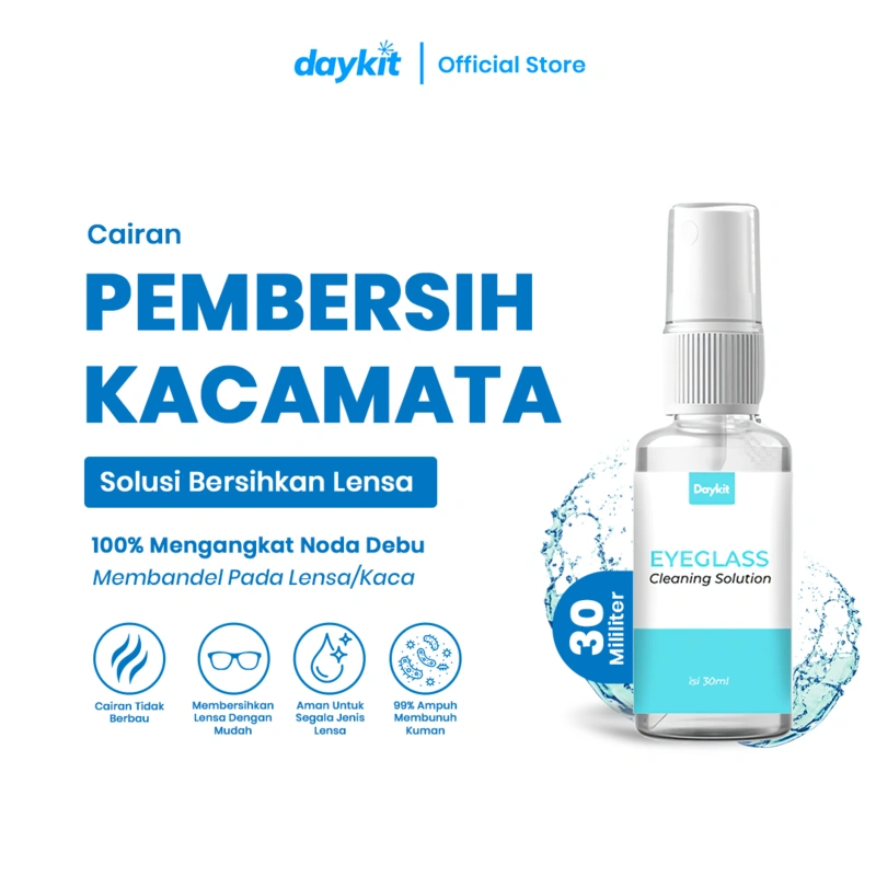 cara cuci kacamata yang benar