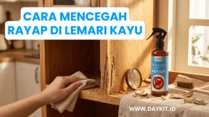 cara mencegah rayap di lemari kayu