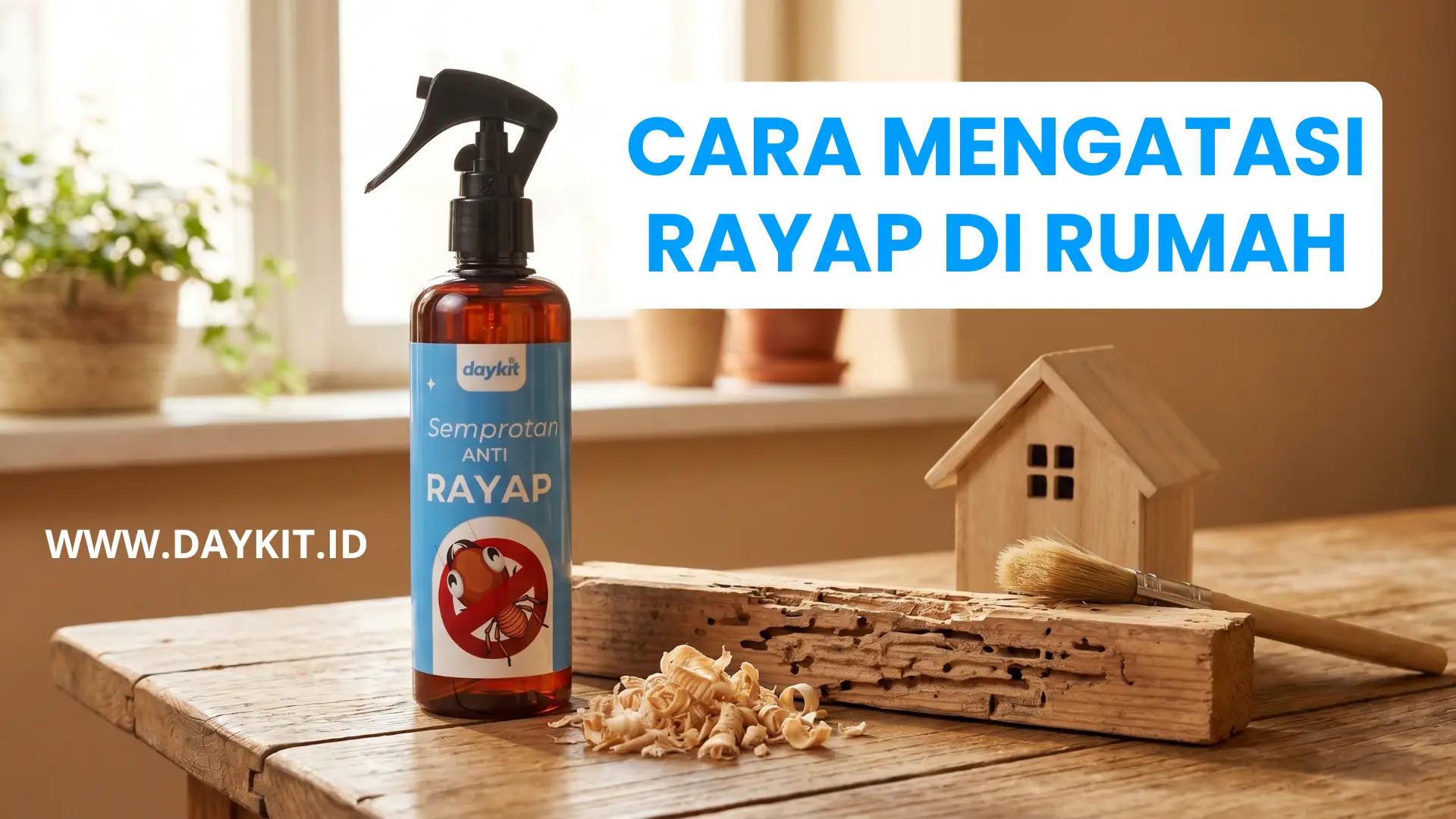 cara mengatasi rayap di rumah