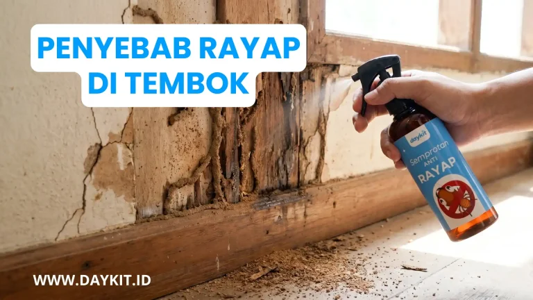 penyebab rayap di tembok